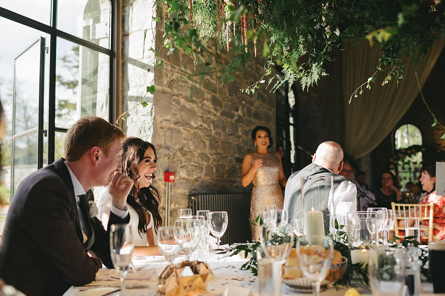  The Carriage Rooms at Montalto Wedding Photos. Humanist Wedding Northern Ireland 