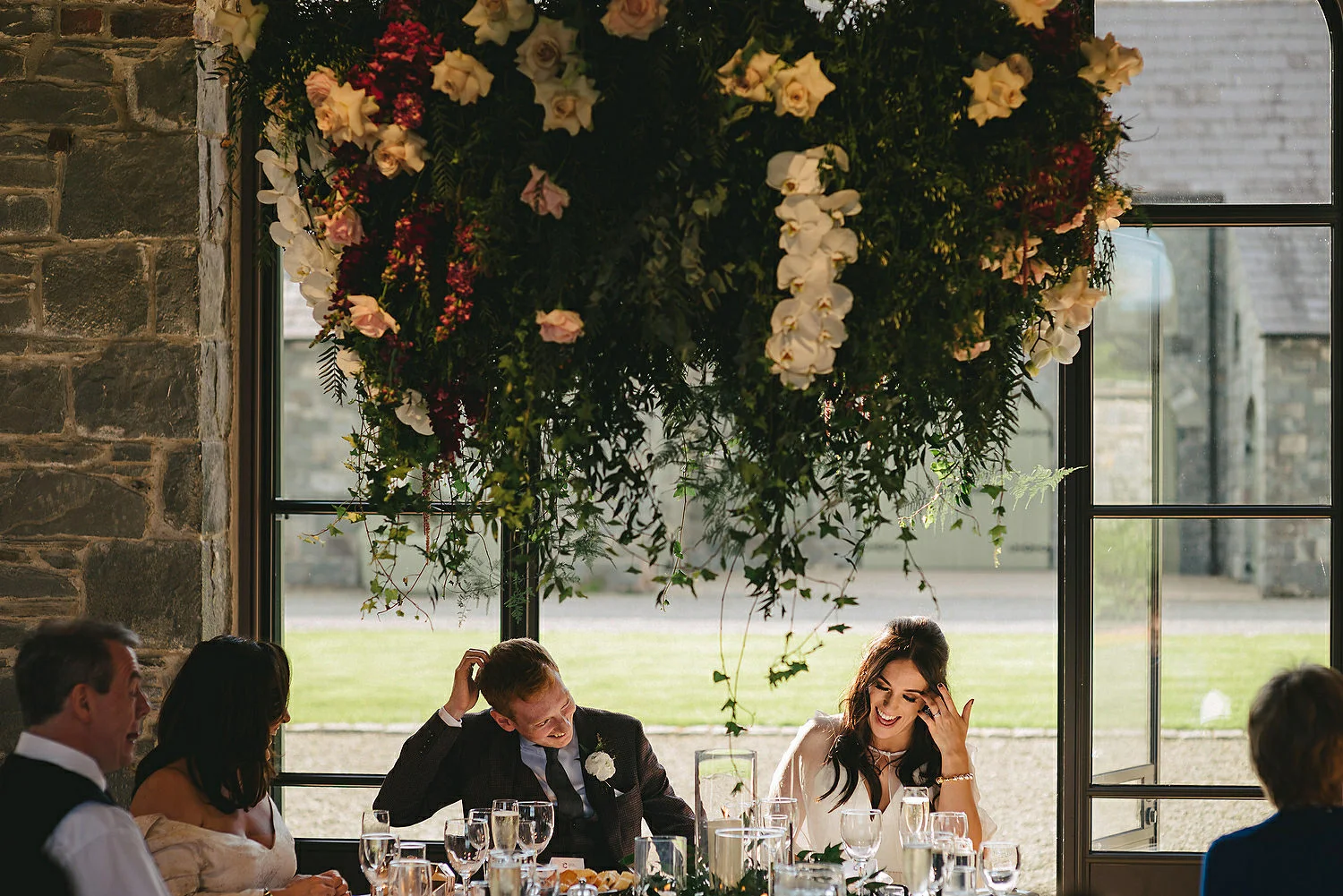  The Carriage Rooms at Montalto Wedding Photos. Humanist Wedding Northern Ireland 