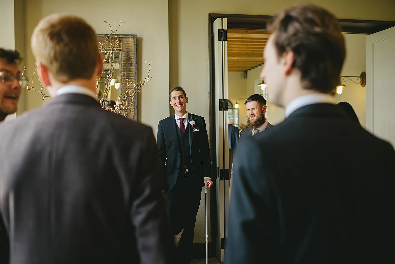 The Carriage Rooms at Montalto Wedding Photos. Humanist Wedding Northern Ireland 