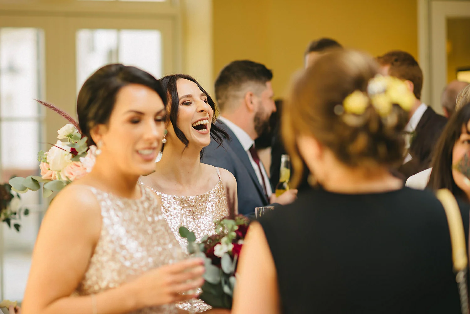  The Carriage Rooms at Montalto Wedding Photos. Humanist Wedding Northern Ireland 
