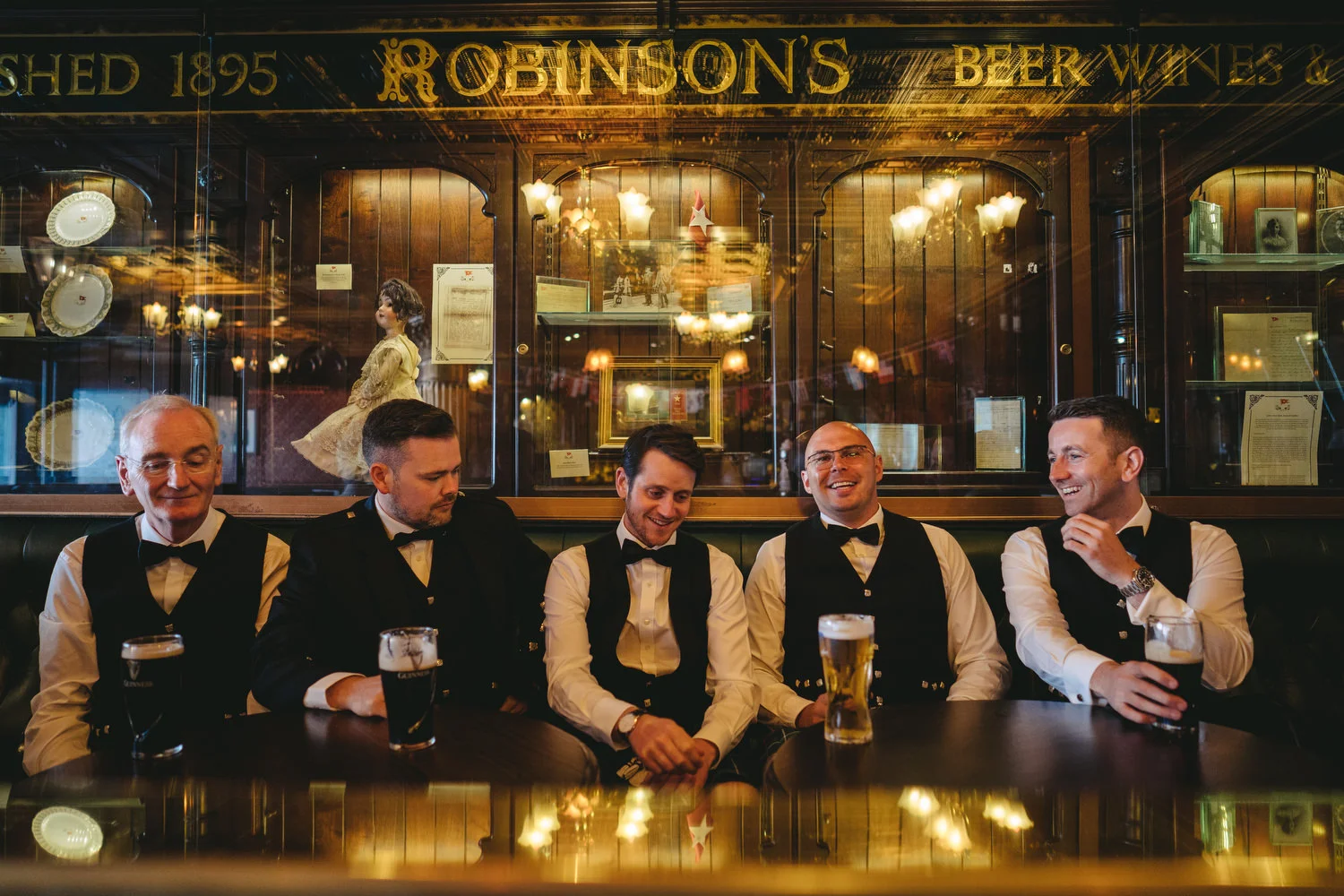 If you're an Irish wedding photographer, you have to get used to shooting in dark pubs.