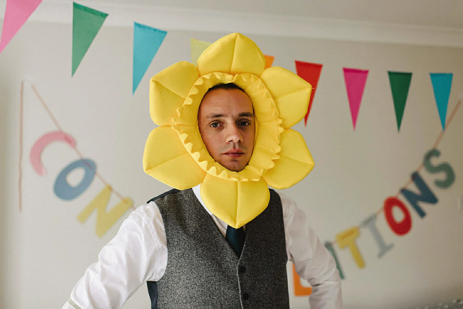  Clonabreany House Wedding, Best Irish Wedding Photographers, Dinosaur themed wedding, alternative wedding dress, first look 