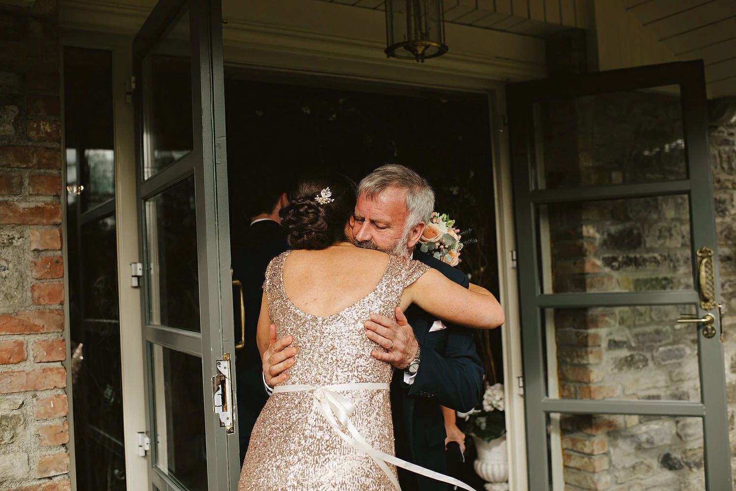  Clonabreany House Wedding, Best Irish Wedding Photographers, Dinosaur themed wedding, alternative wedding dress, first look 