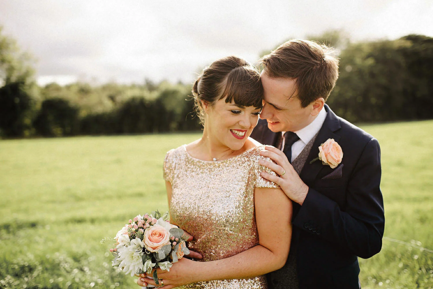  Clonabreany House Wedding, Best Irish Wedding Photographers, Dinosaur themed wedding, alternative wedding dress, first look 