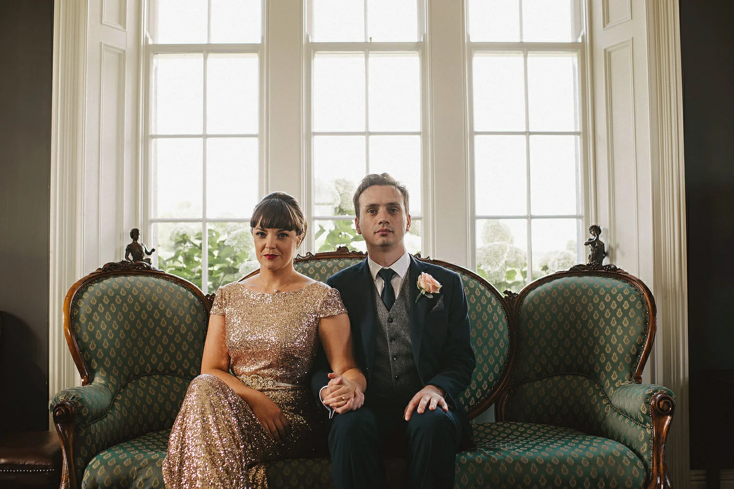  Clonabreany House Wedding, Best Irish Wedding Photographers, Dinosaur themed wedding, alternative wedding dress, first look 