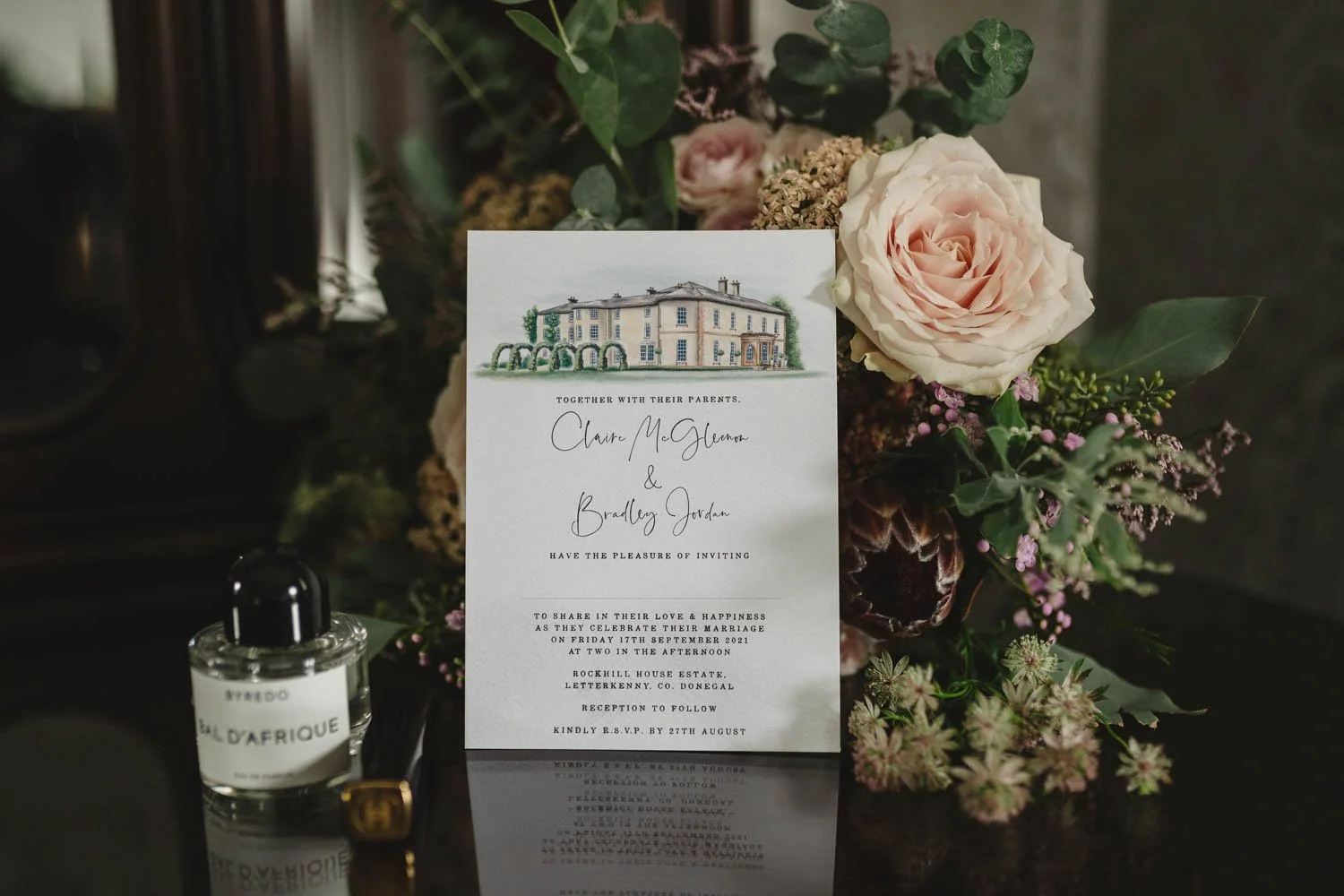  Claire and Bradley’s gorgeous wedding in Rockhill House in Letterkenny, Co. Donegal. Preparations, ceremony and reception were all held in this fantastic venue in Donegal. 