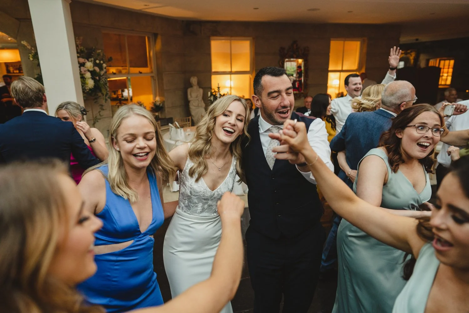  Catriona and Kevin’s gorgeous wedding in Tankardstown House.   