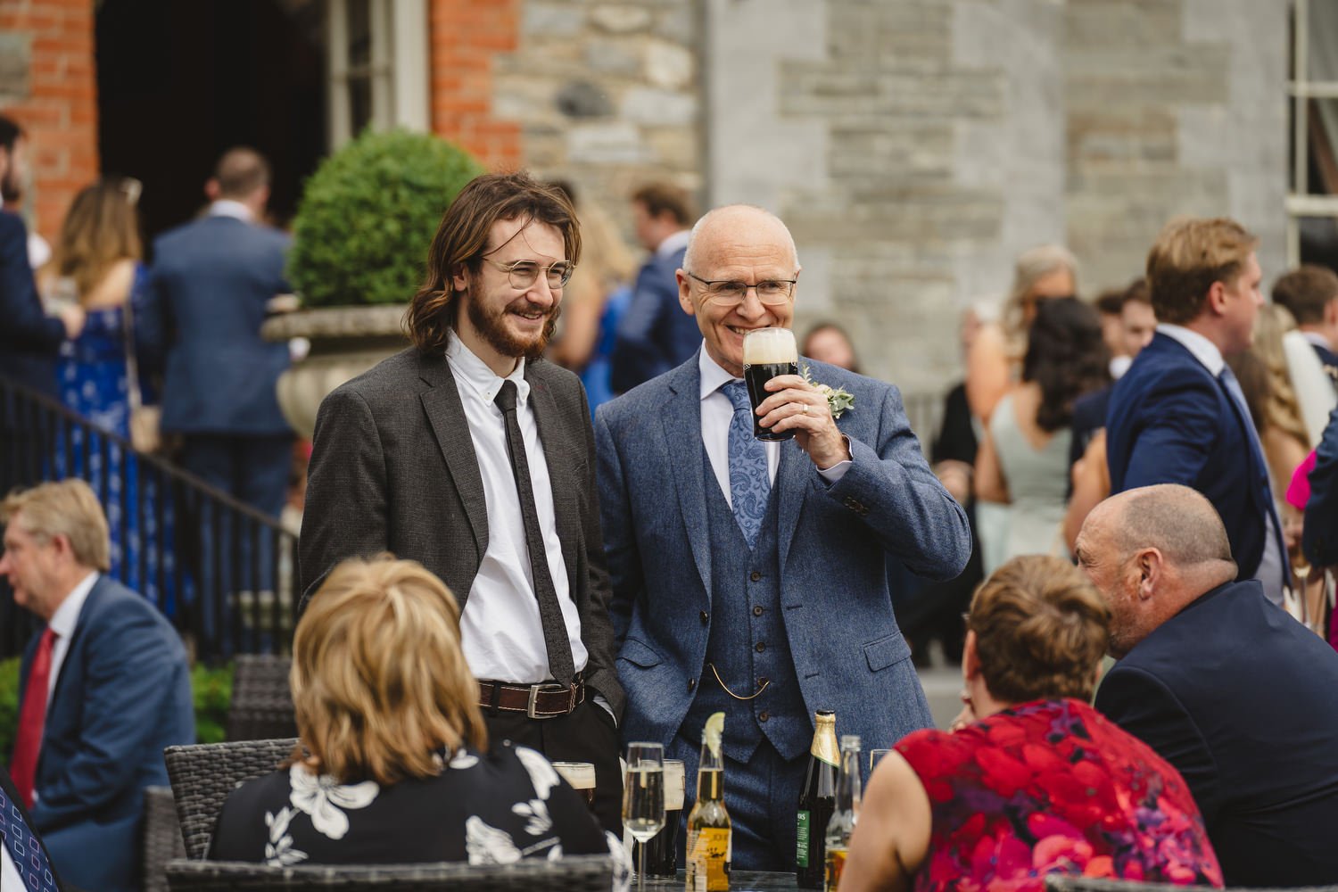  Catriona and Kevin’s gorgeous wedding in Tankardstown House.   