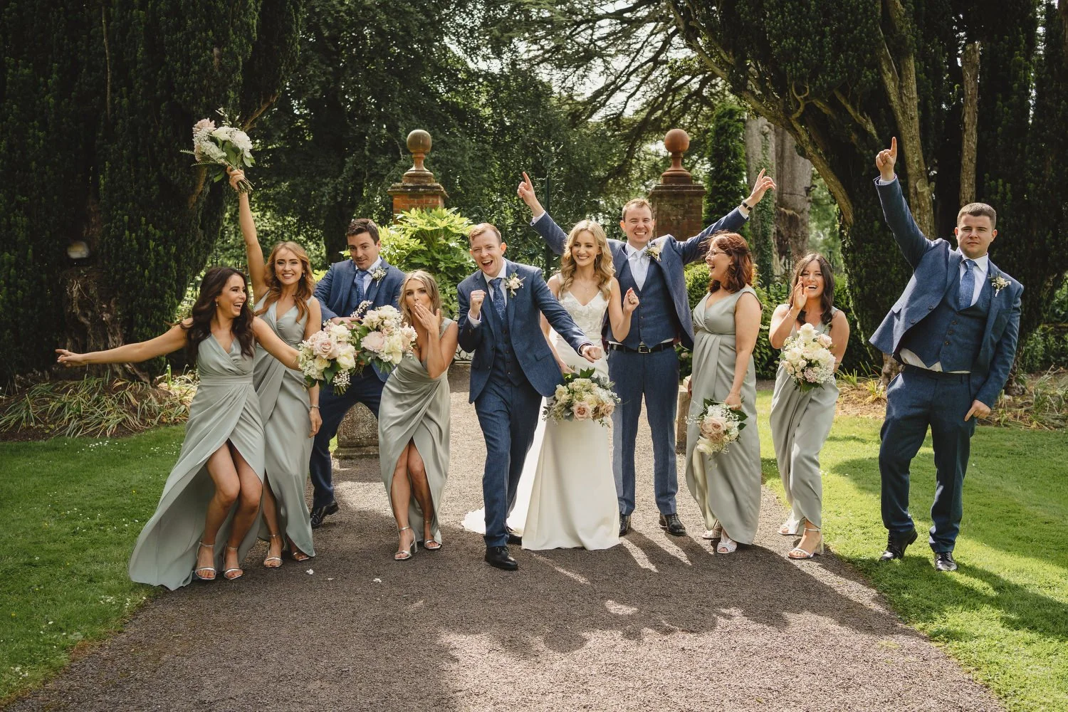  Catriona and Kevin’s gorgeous wedding in Tankardstown House.   