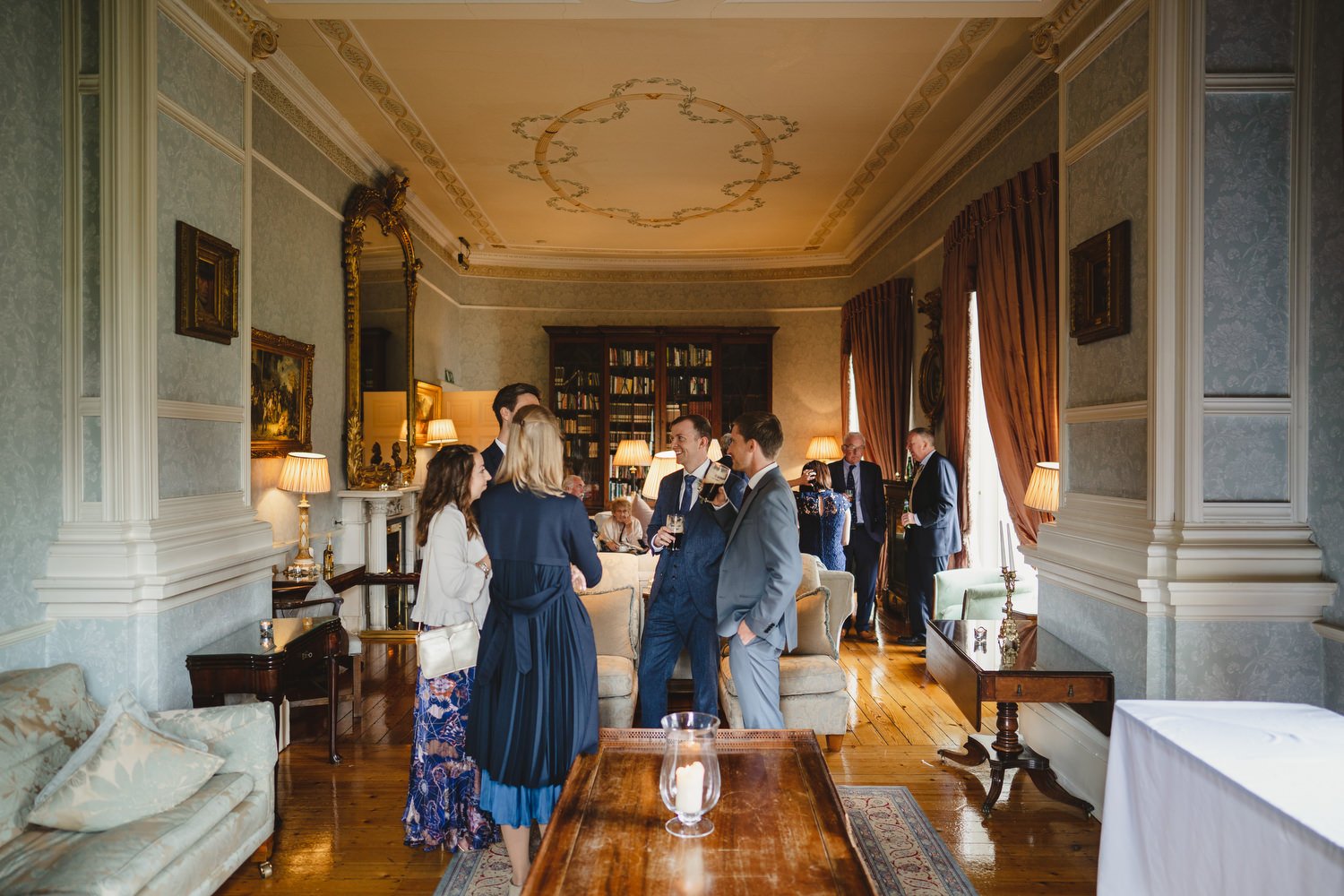  Catriona and Kevin’s gorgeous wedding in Tankardstown House.   