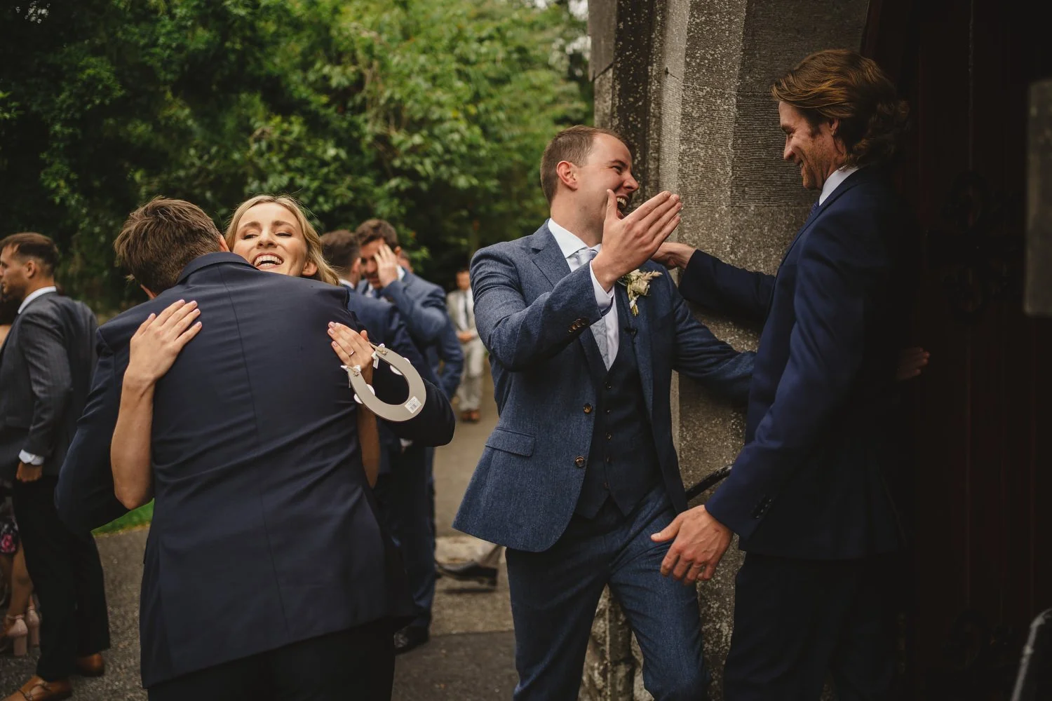  Catriona and Kevin’s gorgeous wedding in Tankardstown House.   