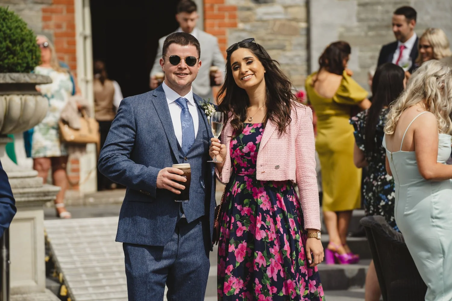  Catriona and Kevin’s gorgeous wedding in Tankardstown House.   