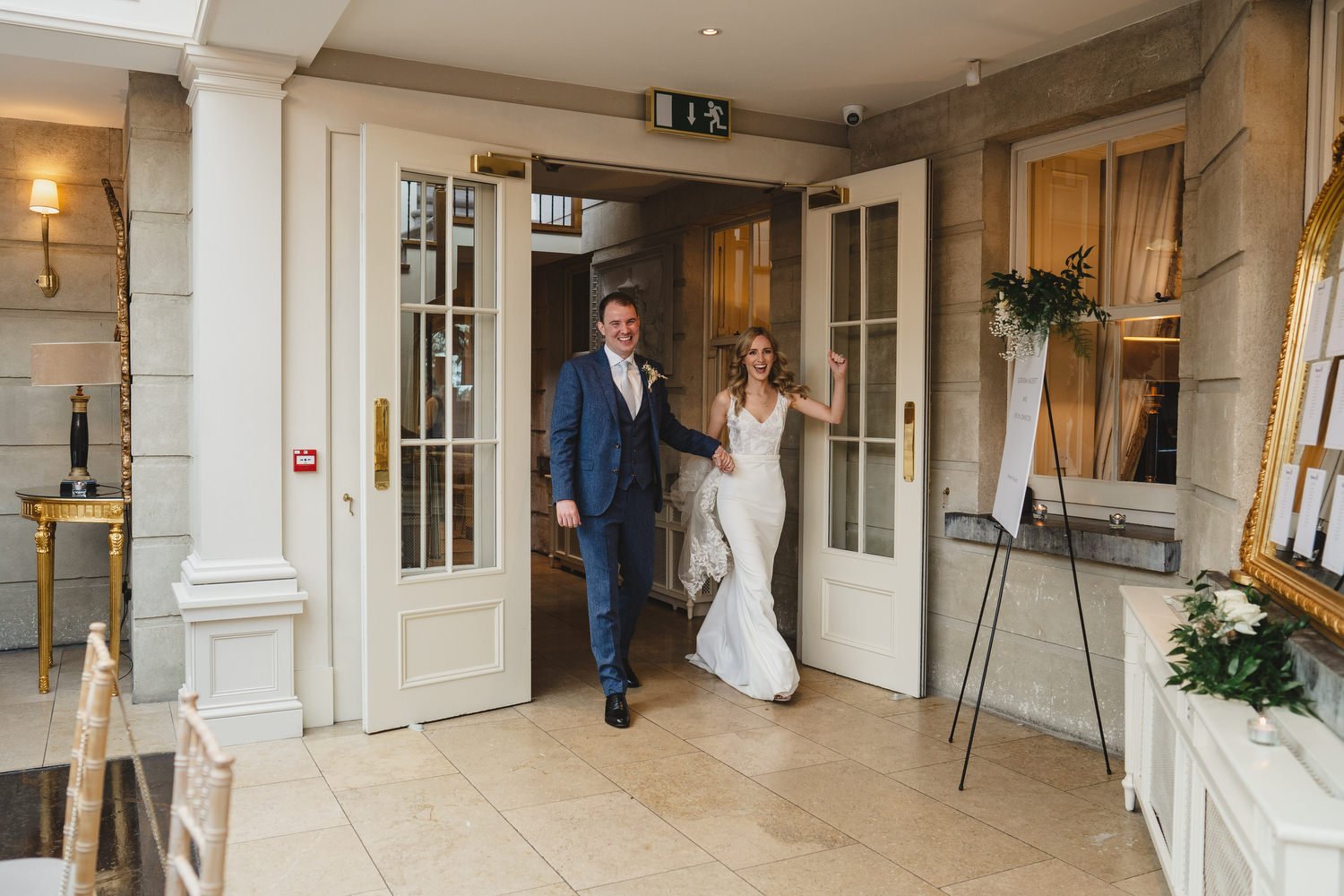  Catriona and Kevin’s gorgeous wedding in Tankardstown House.   