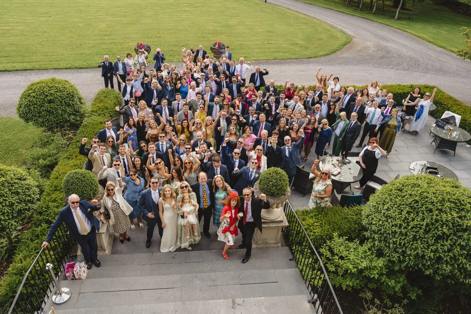  Catriona and Kevin’s gorgeous wedding in Tankardstown House.   