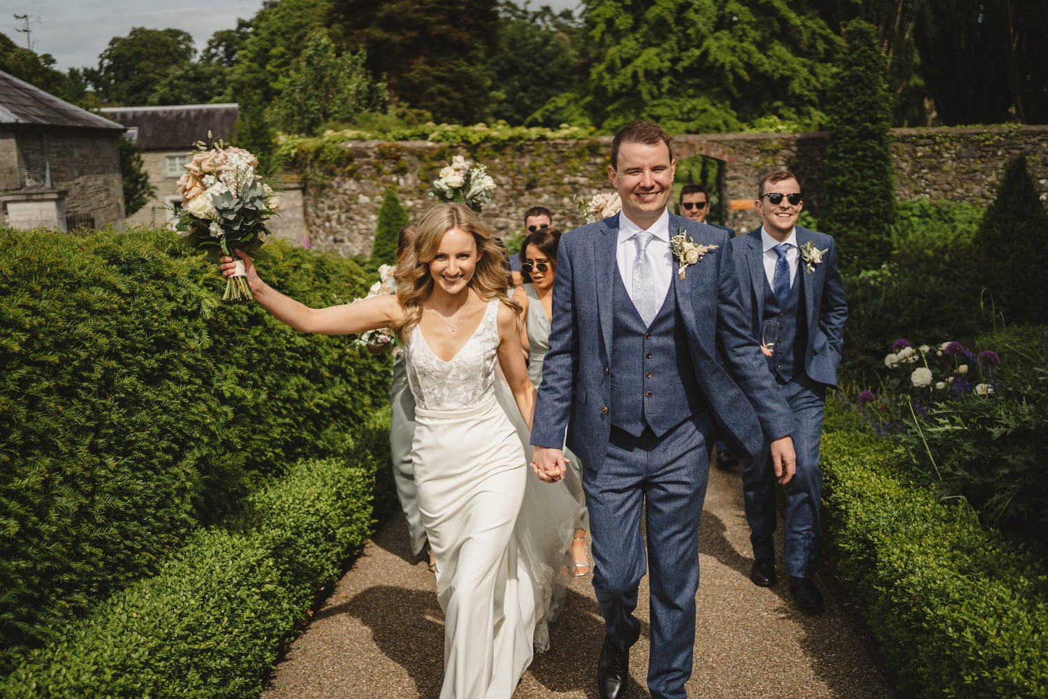  Catriona and Kevin’s gorgeous wedding in Tankardstown House.   