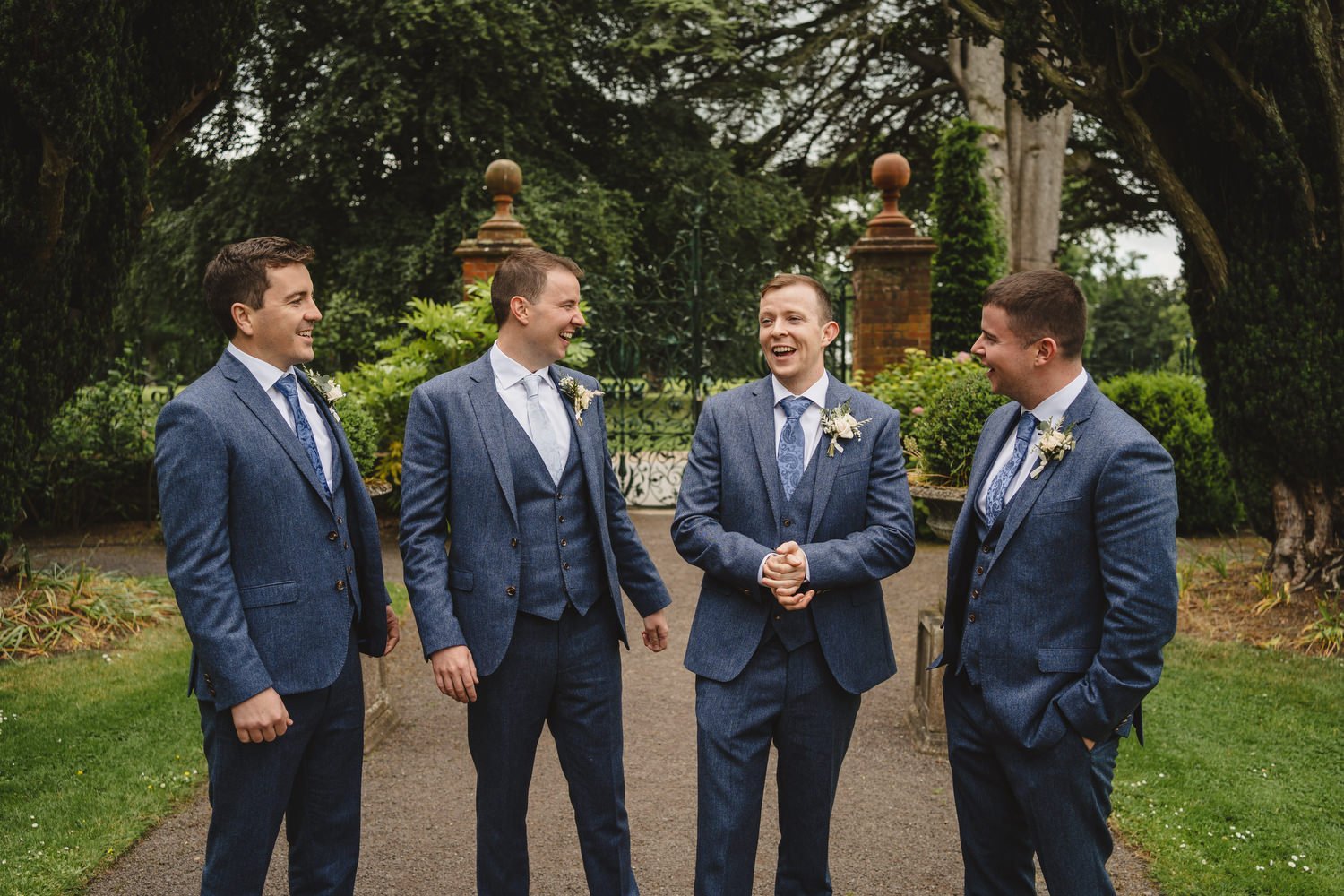  Catriona and Kevin’s gorgeous wedding in Tankardstown House.   