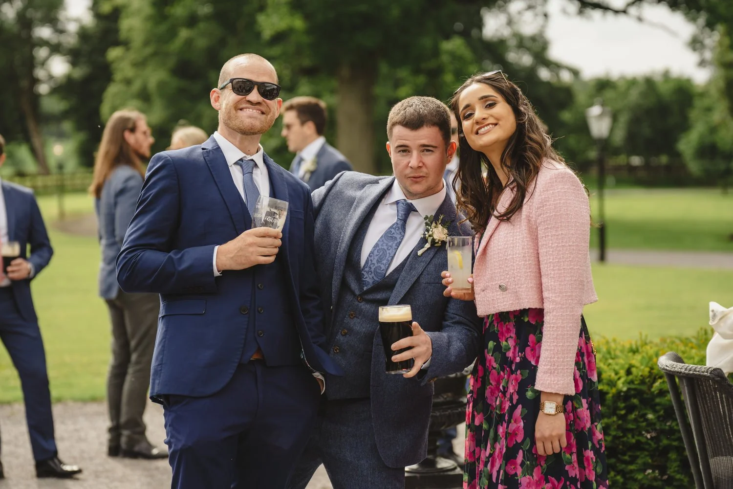  Catriona and Kevin’s gorgeous wedding in Tankardstown House.   