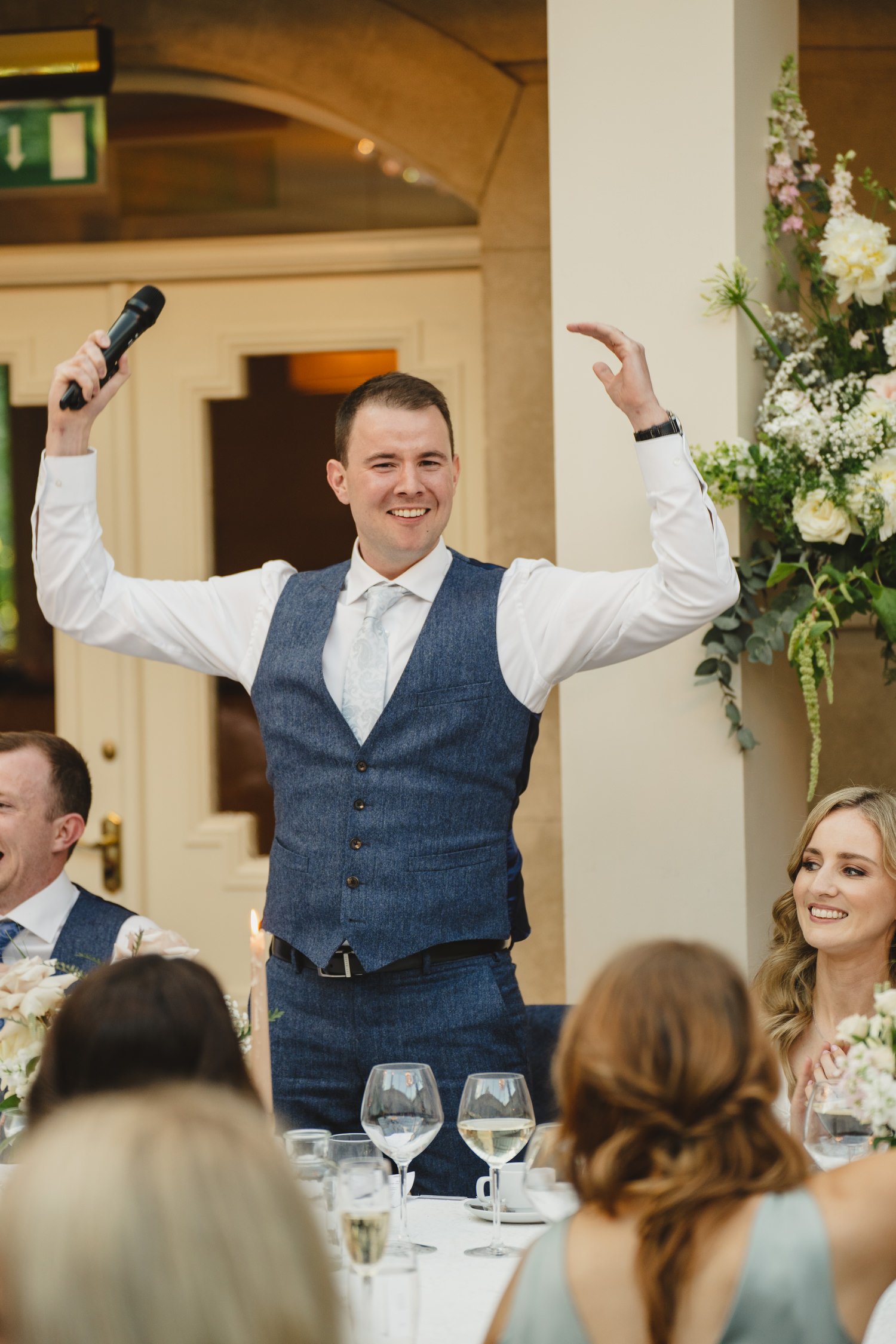  Catriona and Kevin’s gorgeous wedding in Tankardstown House.   