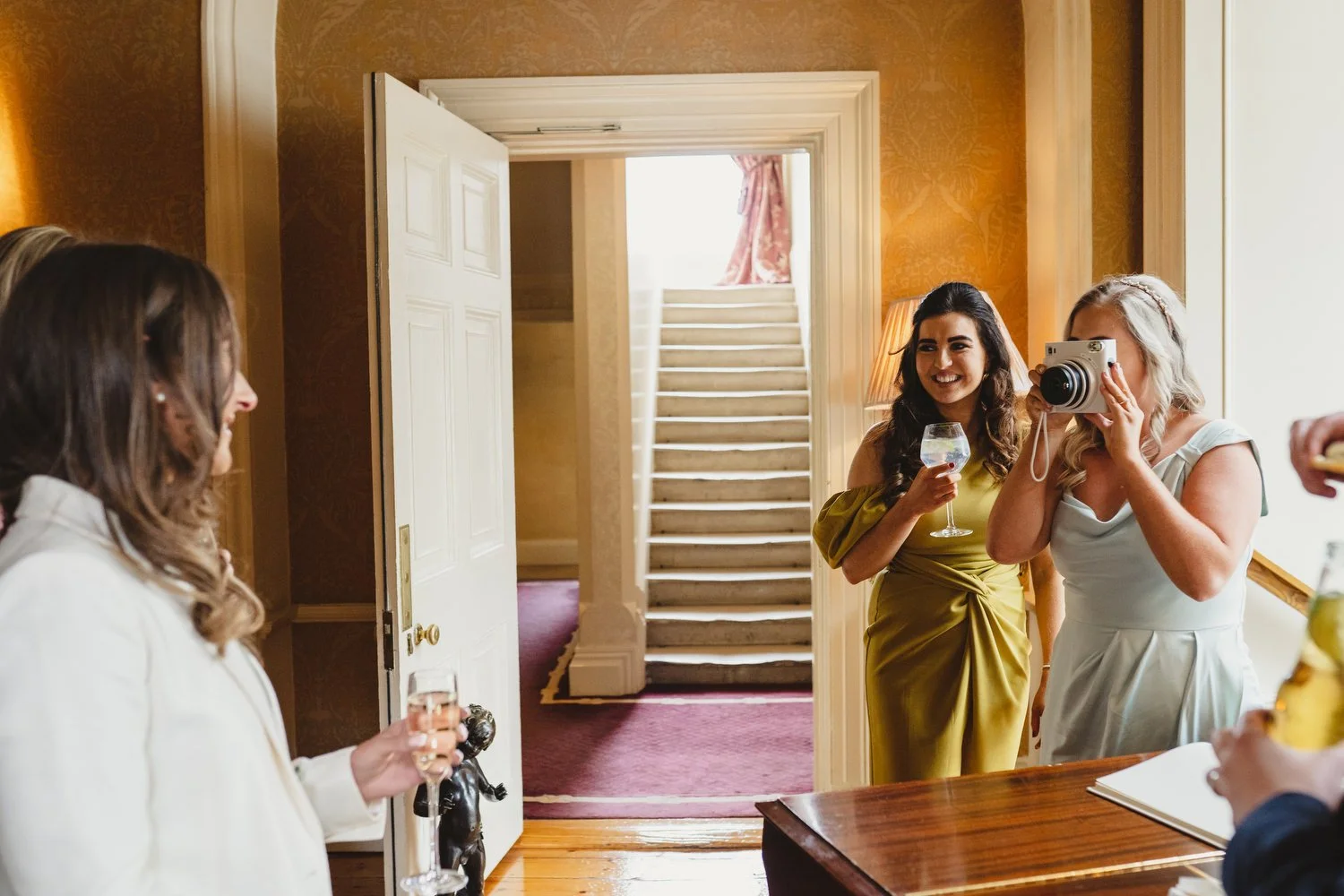  Catriona and Kevin’s gorgeous wedding in Tankardstown House.   