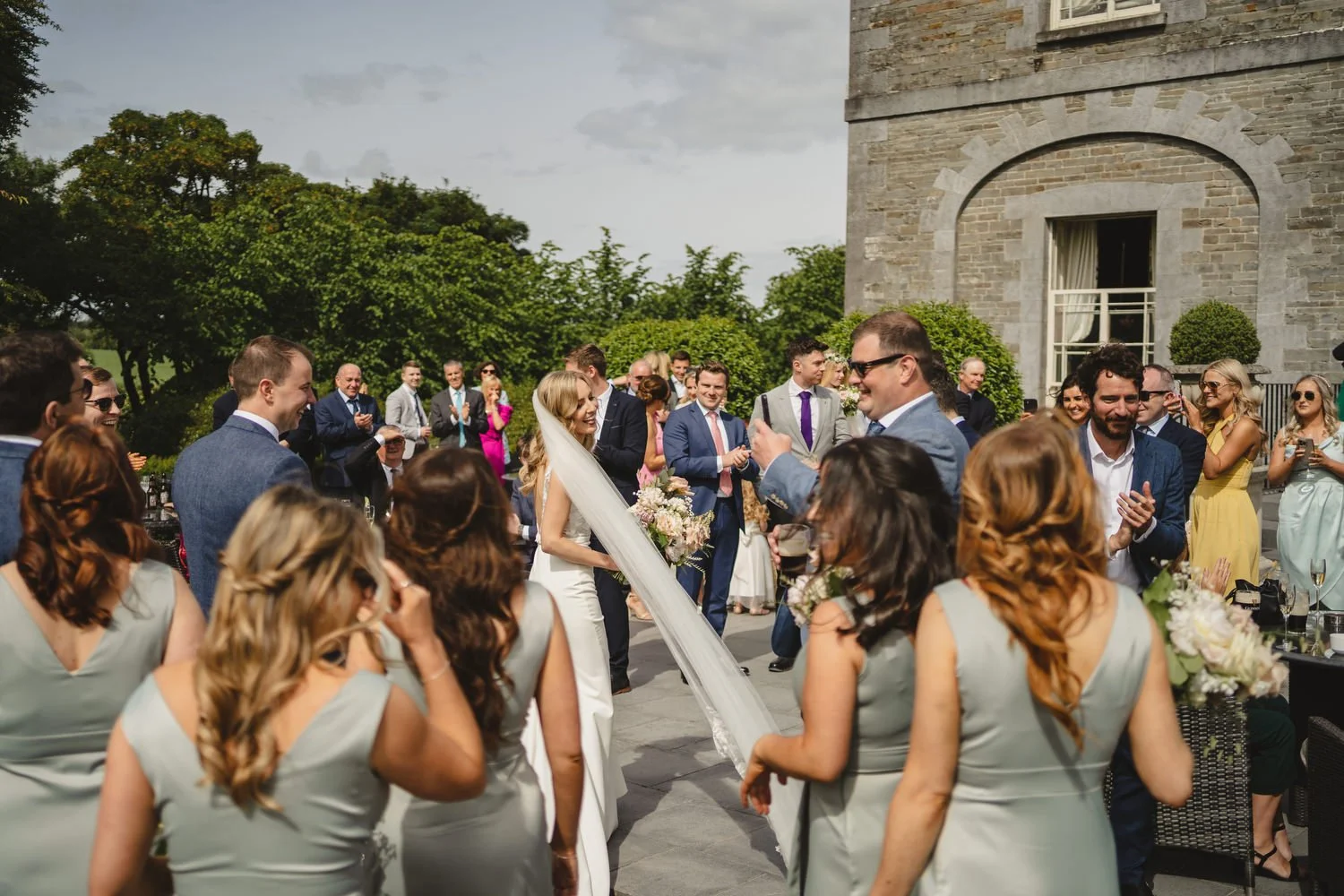  Catriona and Kevin’s gorgeous wedding in Tankardstown House.   