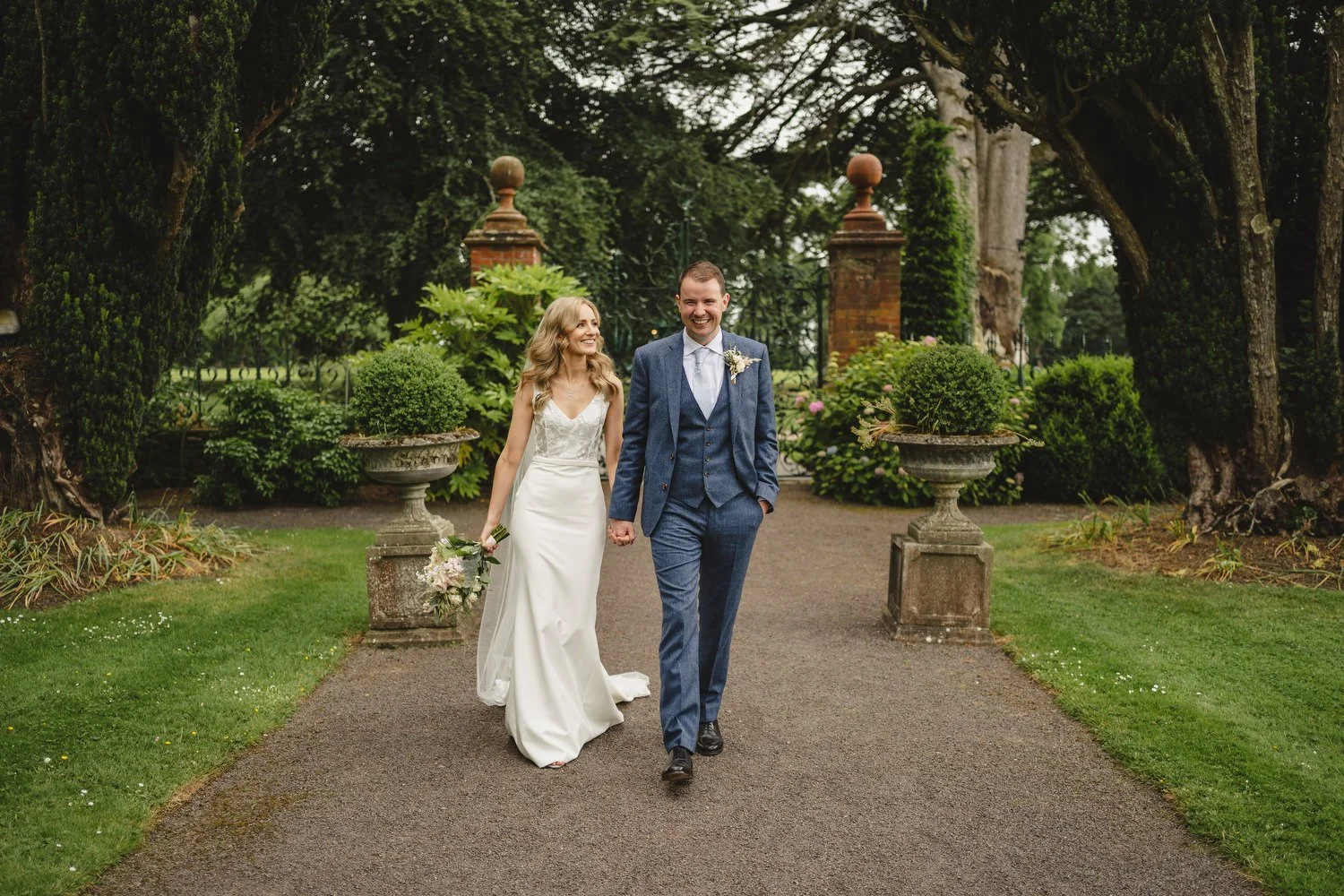  Catriona and Kevin’s gorgeous wedding in Tankardstown House.   