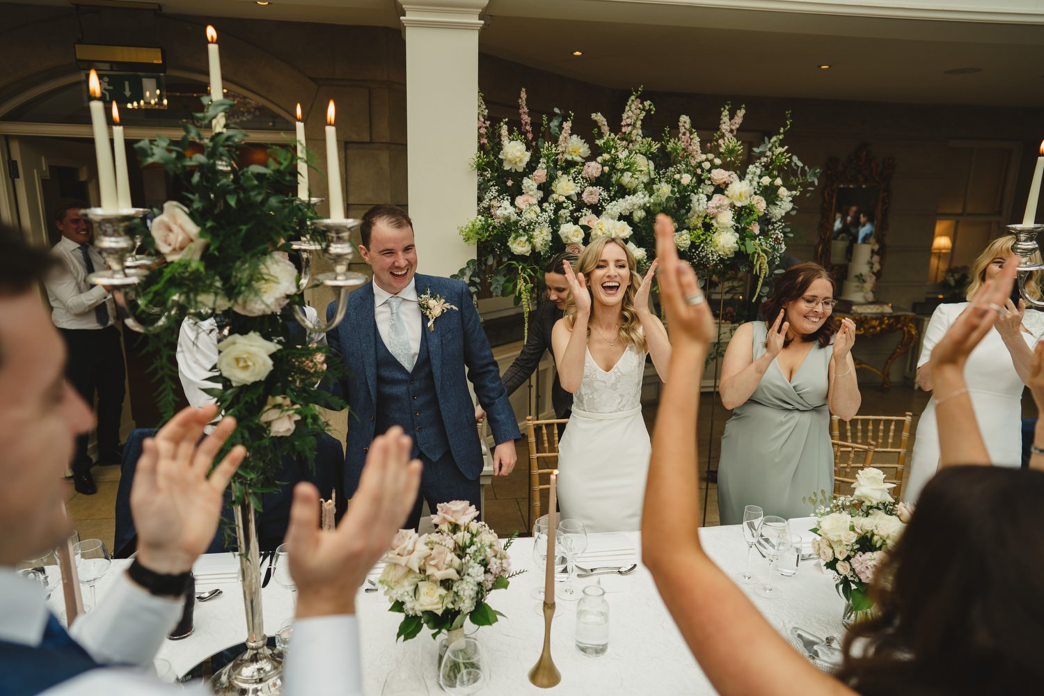  Catriona and Kevin’s gorgeous wedding in Tankardstown House.   