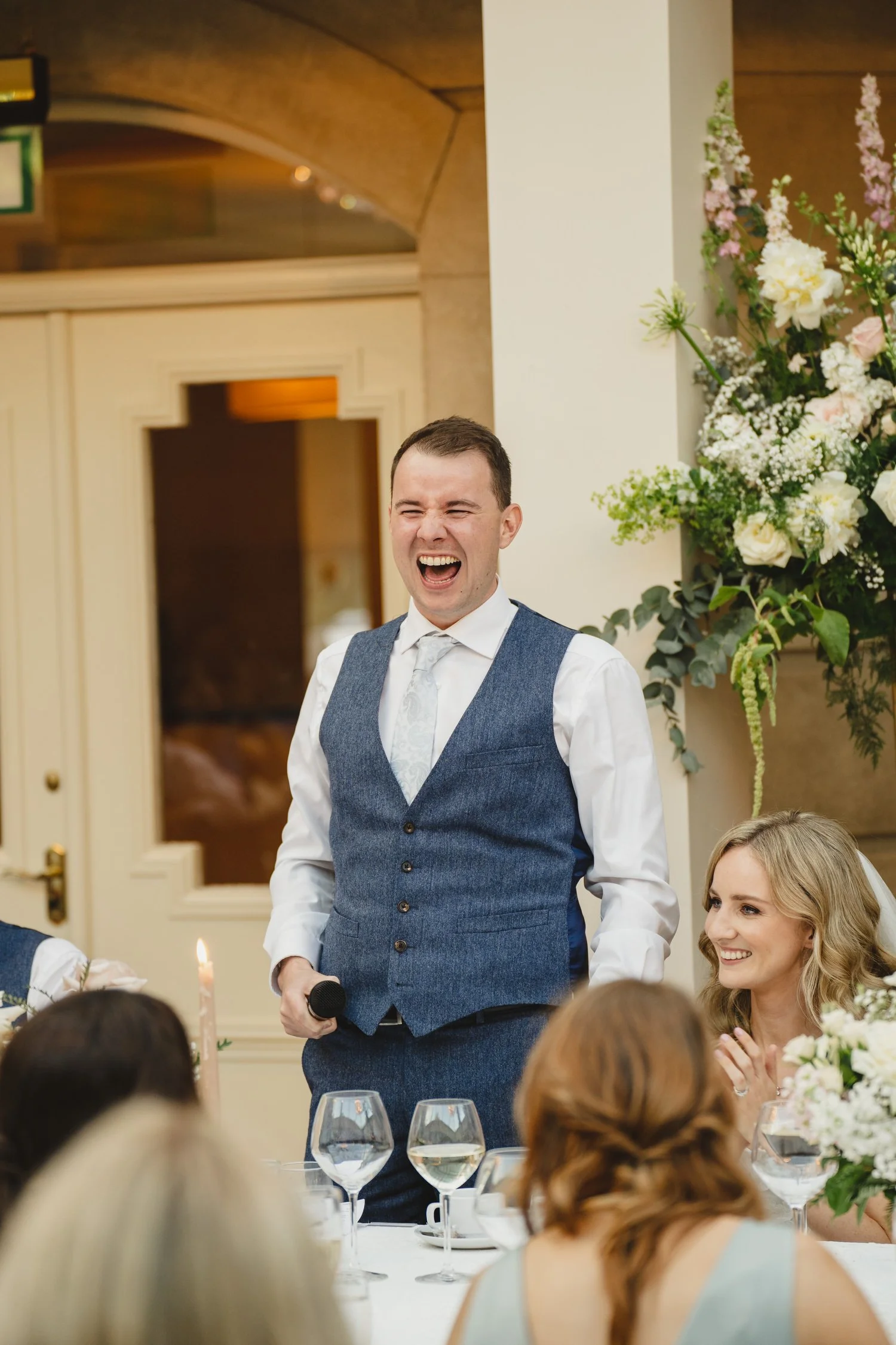  Catriona and Kevin’s gorgeous wedding in Tankardstown House.   