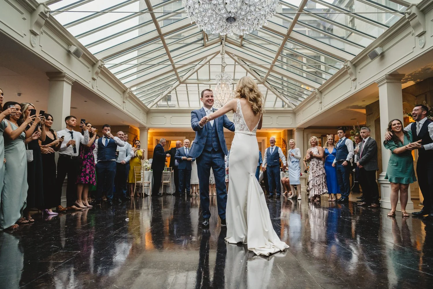  Catriona and Kevin’s gorgeous wedding in Tankardstown House.   