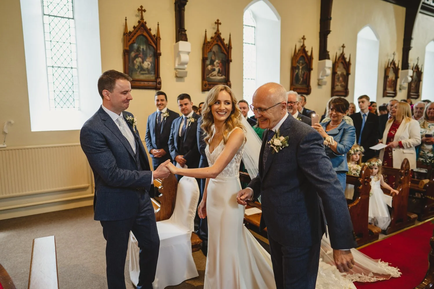  Catriona and Kevin’s gorgeous wedding in Tankardstown House.   