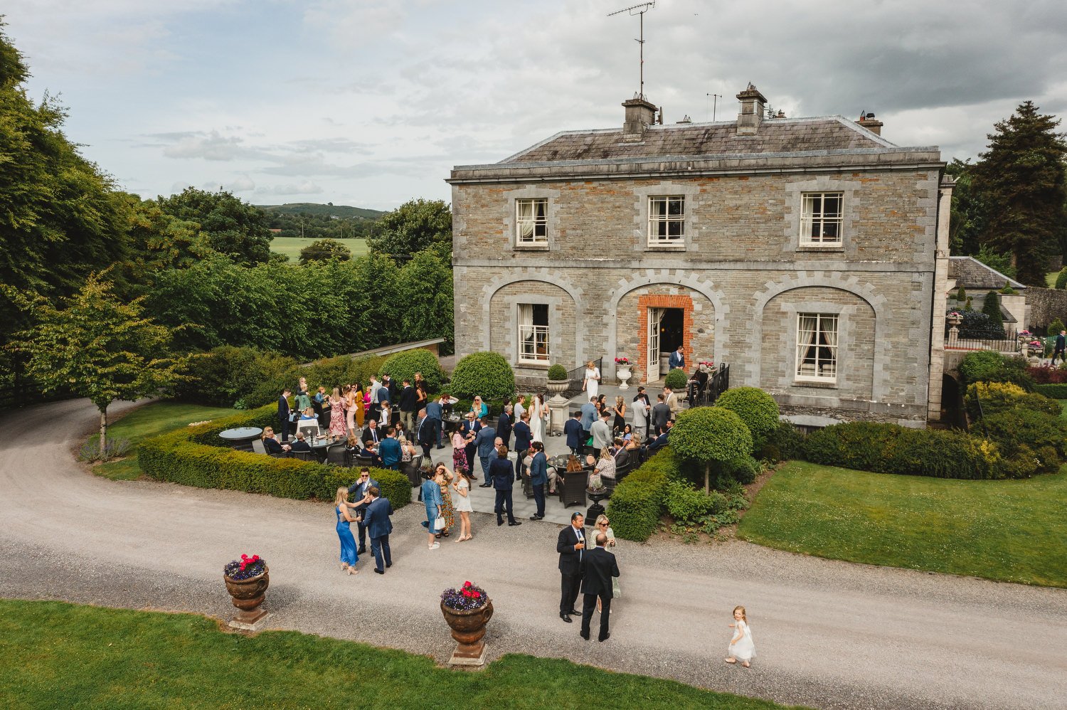  Catriona and Kevin’s gorgeous wedding in Tankardstown House.   