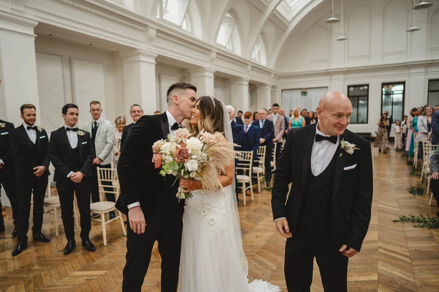  Shannon and Aaron’s beautiful Humanist Wedding in the Drawing Room at Titanic hotel in Belfast.  Their celebrant was the Amazing Laura Fitzsimons from Humanists UK.  