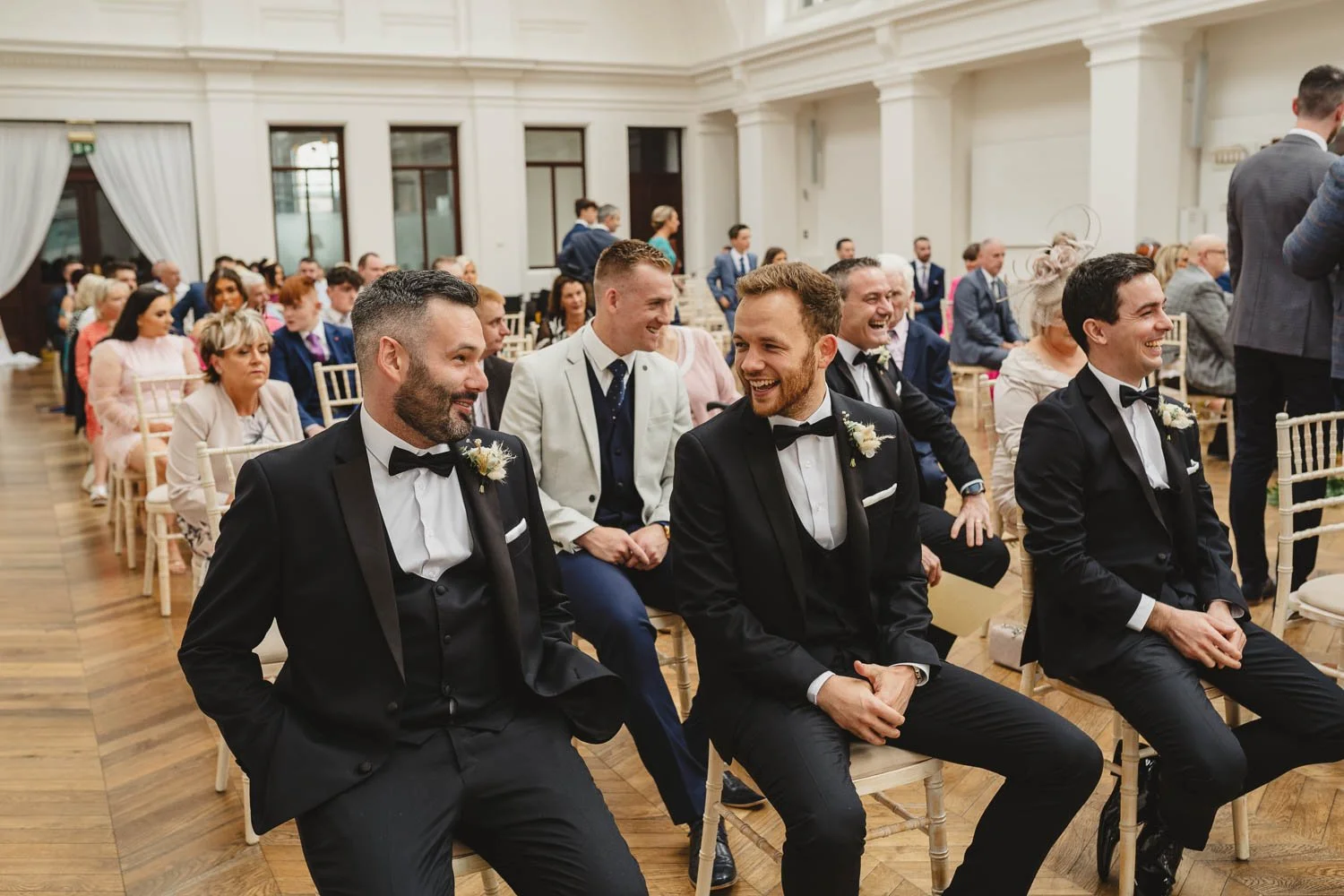  Shannon and Aaron’s beautiful Humanist Wedding in the Drawing Room at Titanic hotel in Belfast.  Their celebrant was the Amazing Laura Fitzsimons from Humanists UK.  