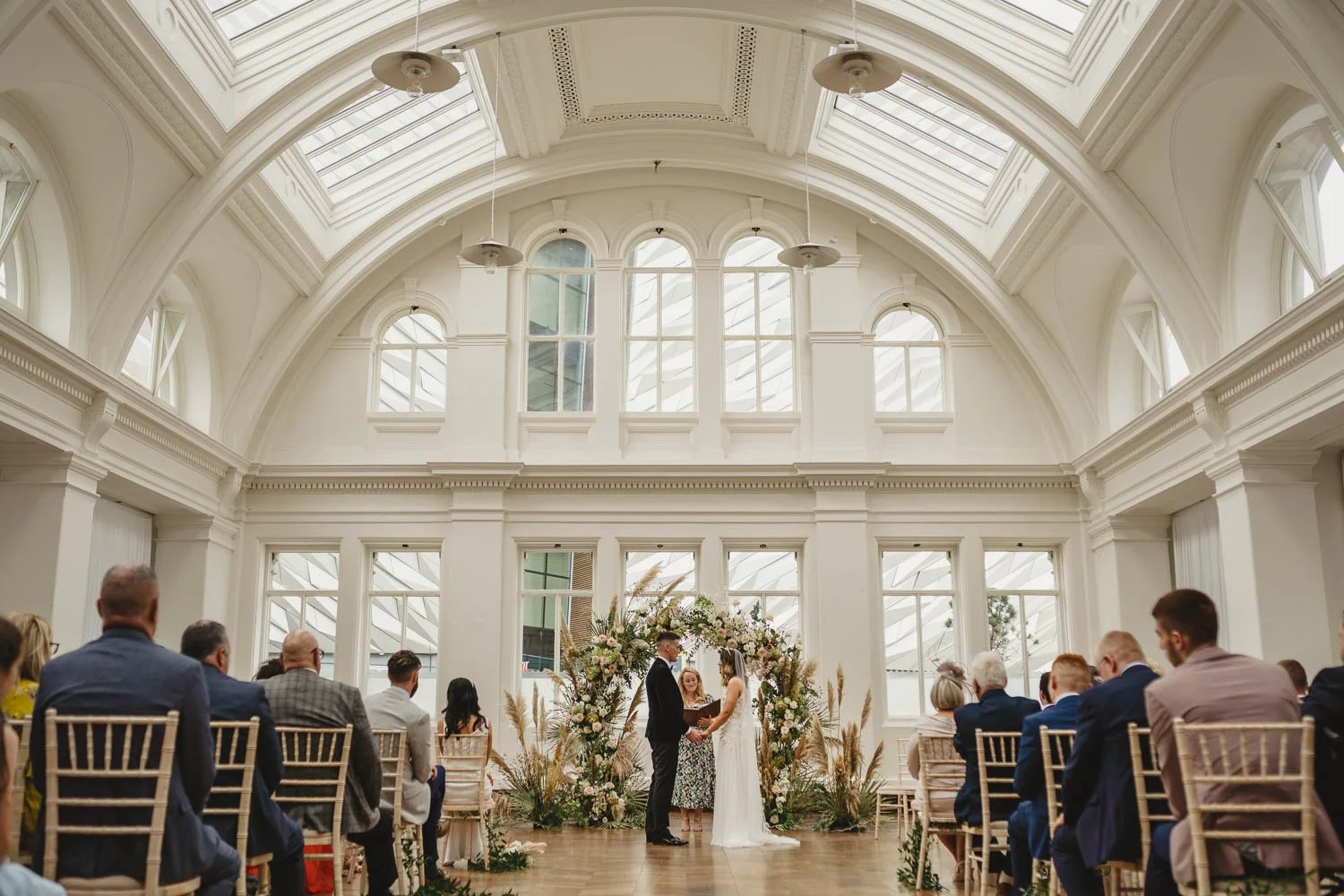  Shannon and Aaron’s beautiful Humanist Wedding in the Drawing Room at Titanic hotel in Belfast.  Their celebrant was the Amazing Laura Fitzsimons from Humanists UK.  