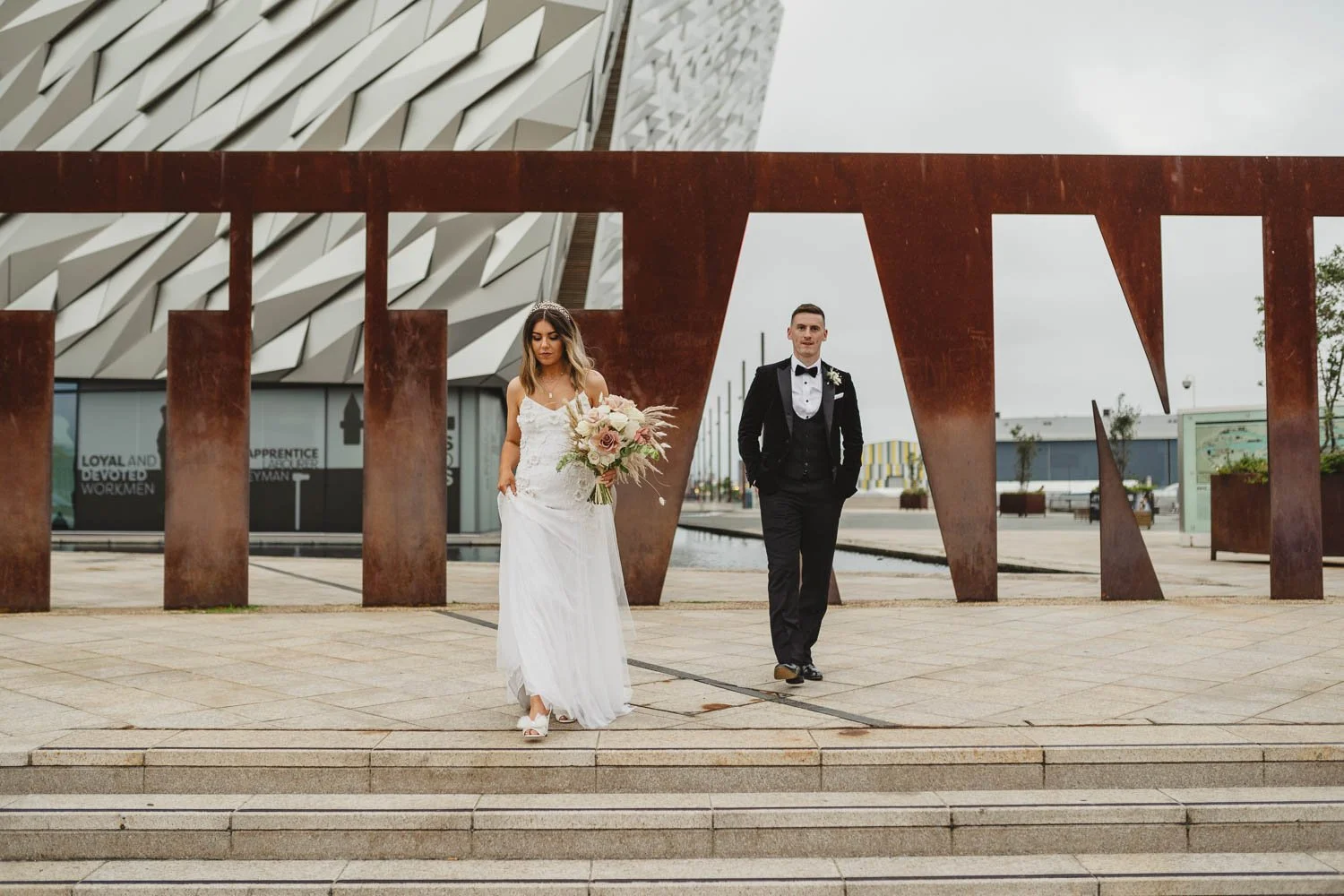 Shannon and Aaron’s beautiful Humanist Wedding in the Drawing Room at Titanic hotel in Belfast.  Their celebrant was the Amazing Laura Fitzsimons from Humanists UK.  