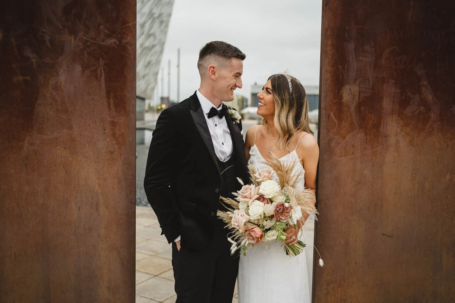  Shannon and Aaron’s beautiful Humanist Wedding in the Drawing Room at Titanic hotel in Belfast.  Their celebrant was the Amazing Laura Fitzsimons from Humanists UK.  
