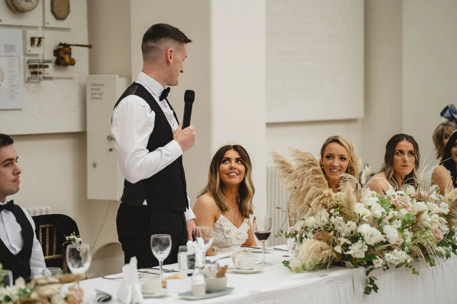  Shannon and Aaron’s beautiful Humanist Wedding in the Drawing Room at Titanic hotel in Belfast.  Their celebrant was the Amazing Laura Fitzsimons from Humanists UK.  