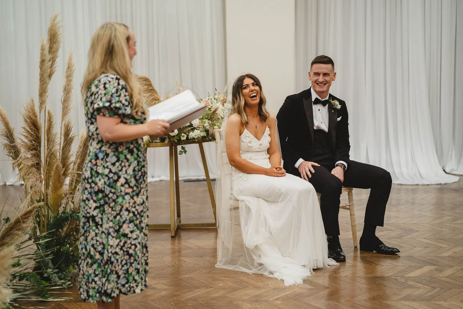  Shannon and Aaron’s beautiful Humanist Wedding in the Drawing Room at Titanic hotel in Belfast.  Their celebrant was the Amazing Laura Fitzsimons from Humanists UK.  