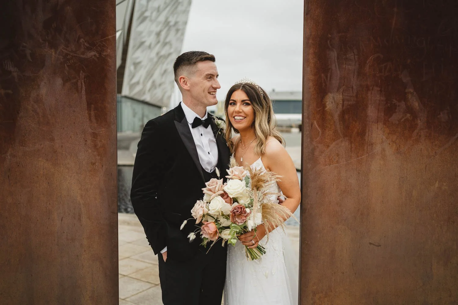  Shannon and Aaron’s beautiful Humanist Wedding in the Drawing Room at Titanic hotel in Belfast.  Their celebrant was the Amazing Laura Fitzsimons from Humanists UK.  