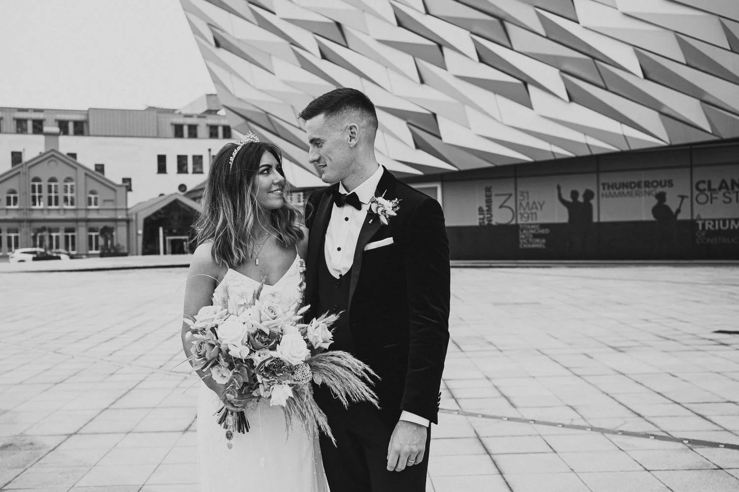  Shannon and Aaron’s beautiful Humanist Wedding in the Drawing Room at Titanic hotel in Belfast.  Their celebrant was the Amazing Laura Fitzsimons from Humanists UK.  