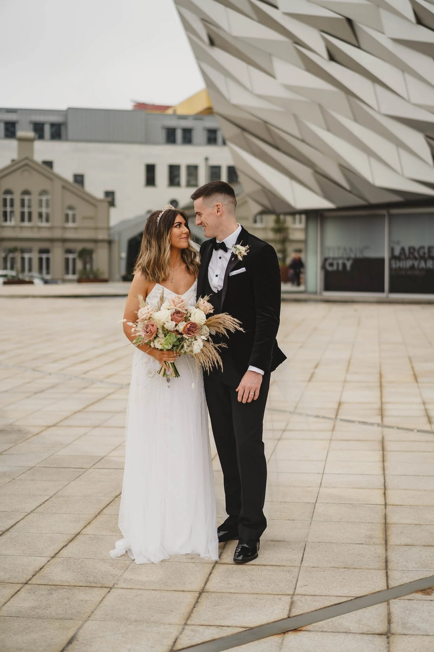  Shannon and Aaron’s beautiful Humanist Wedding in the Drawing Room at Titanic hotel in Belfast.  Their celebrant was the Amazing Laura Fitzsimons from Humanists UK.  