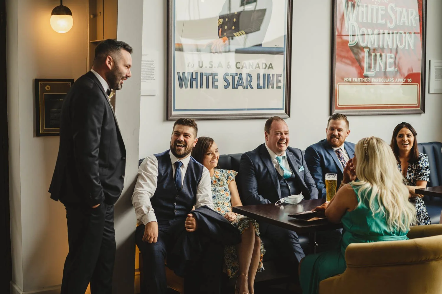  Shannon and Aaron’s beautiful Humanist Wedding in the Drawing Room at Titanic hotel in Belfast.  Their celebrant was the Amazing Laura Fitzsimons from Humanists UK.  
