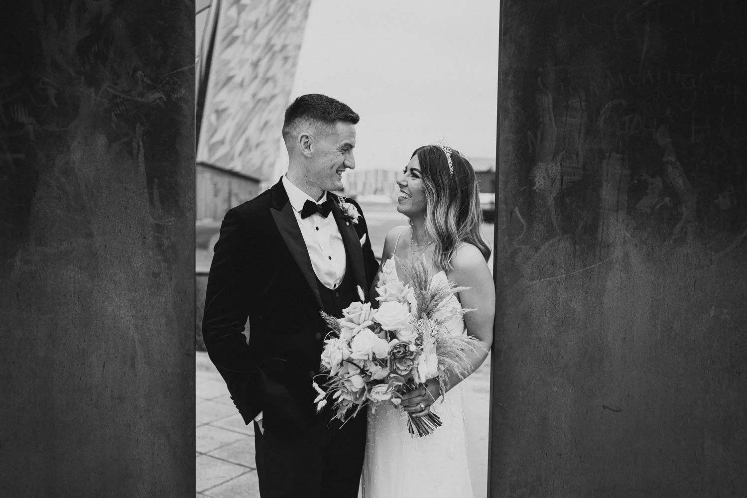  Shannon and Aaron’s beautiful Humanist Wedding in the Drawing Room at Titanic hotel in Belfast.  Their celebrant was the Amazing Laura Fitzsimons from Humanists UK.  