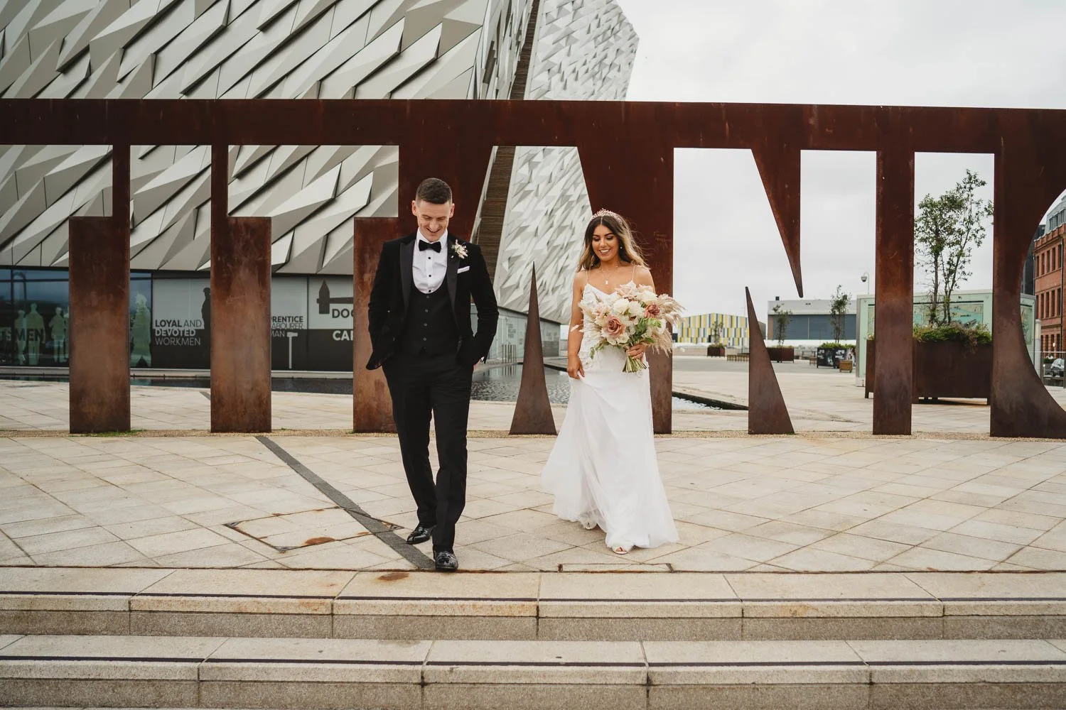  Shannon and Aaron’s beautiful Humanist Wedding in the Drawing Room at Titanic hotel in Belfast.  Their celebrant was the Amazing Laura Fitzsimons from Humanists UK.  