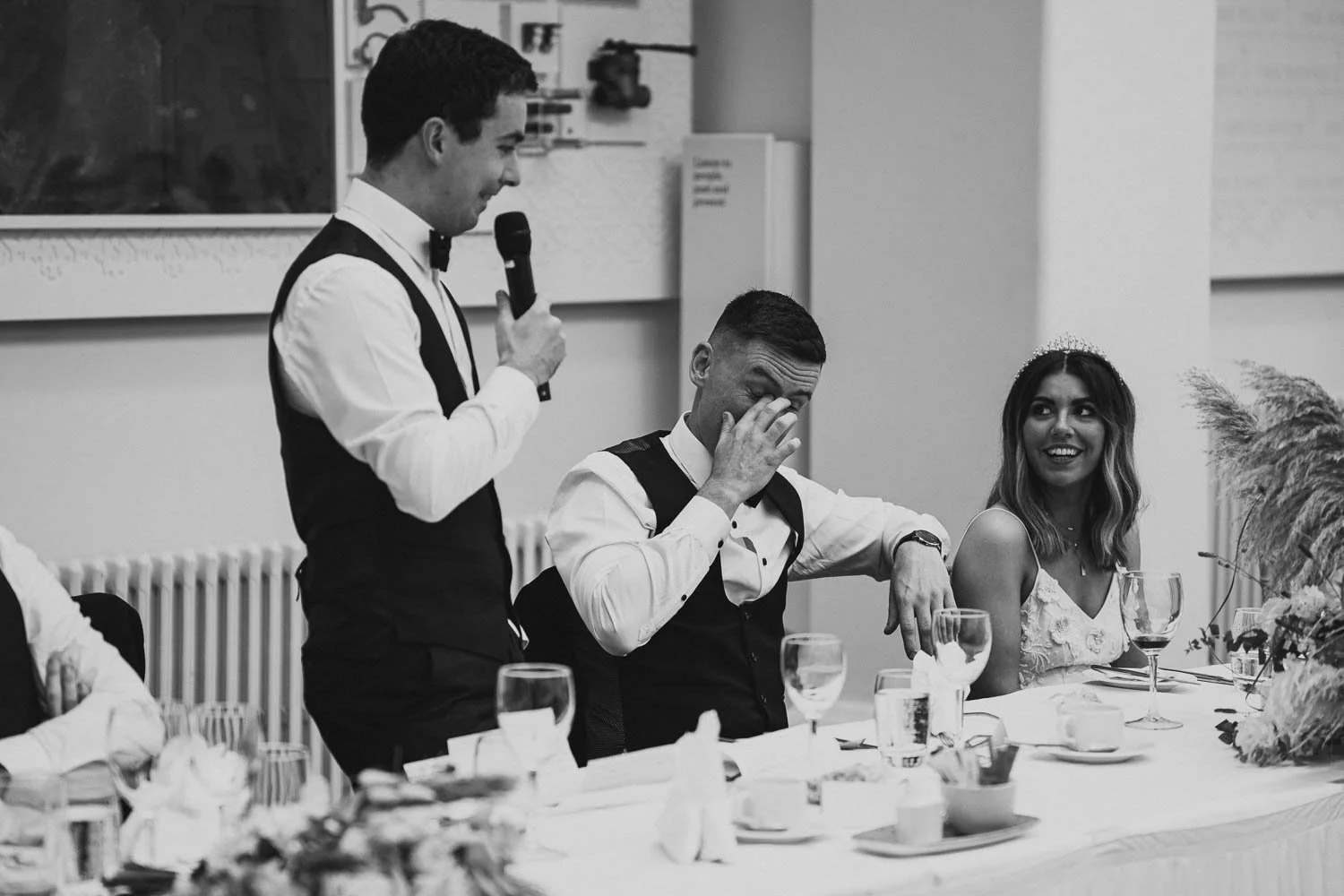  Shannon and Aaron’s beautiful Humanist Wedding in the Drawing Room at Titanic hotel in Belfast.  Their celebrant was the Amazing Laura Fitzsimons from Humanists UK.  