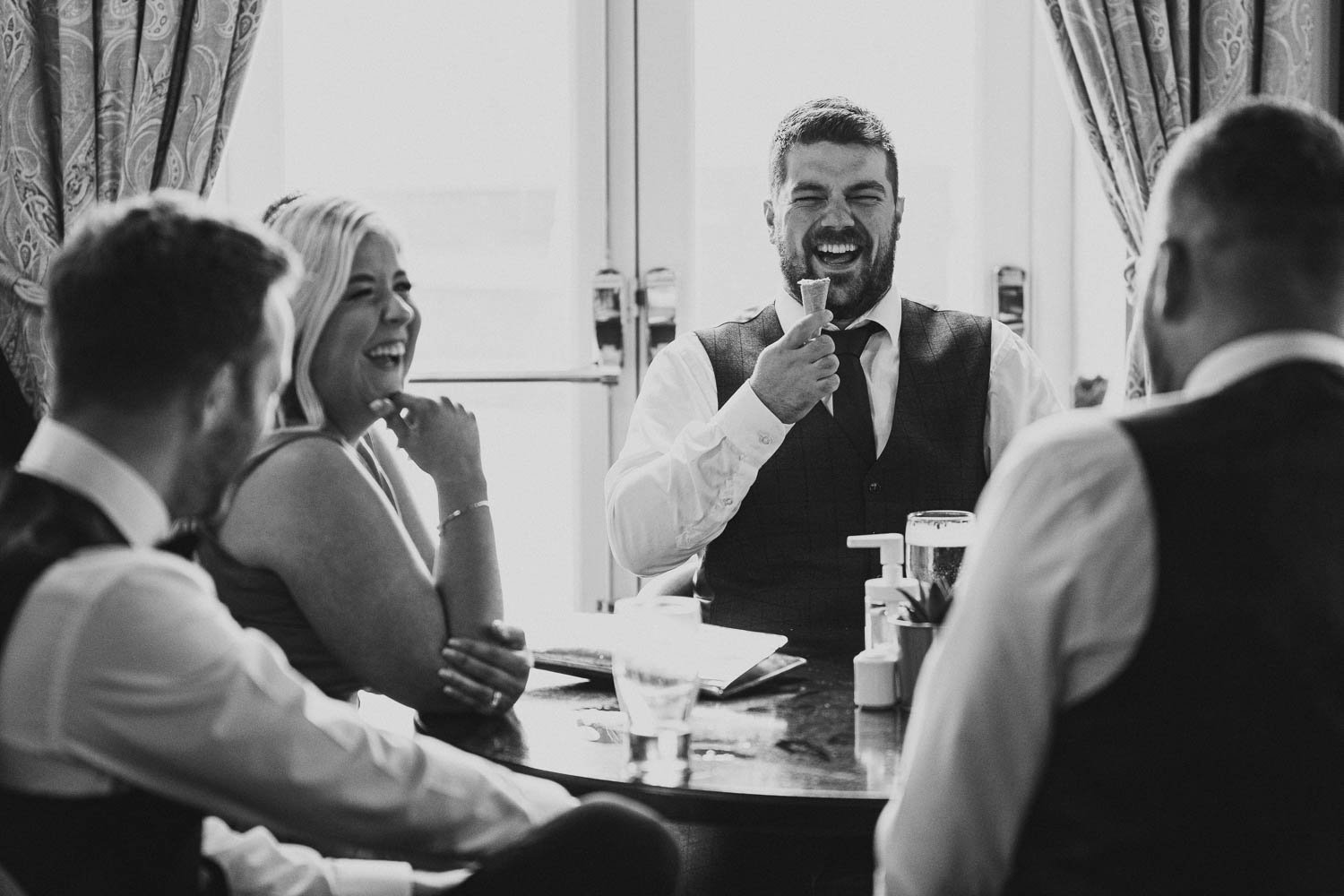 Shannon and Aaron’s beautiful Humanist Wedding in the Drawing Room at Titanic hotel in Belfast.  Their celebrant was the Amazing Laura Fitzsimons from Humanists UK.  
