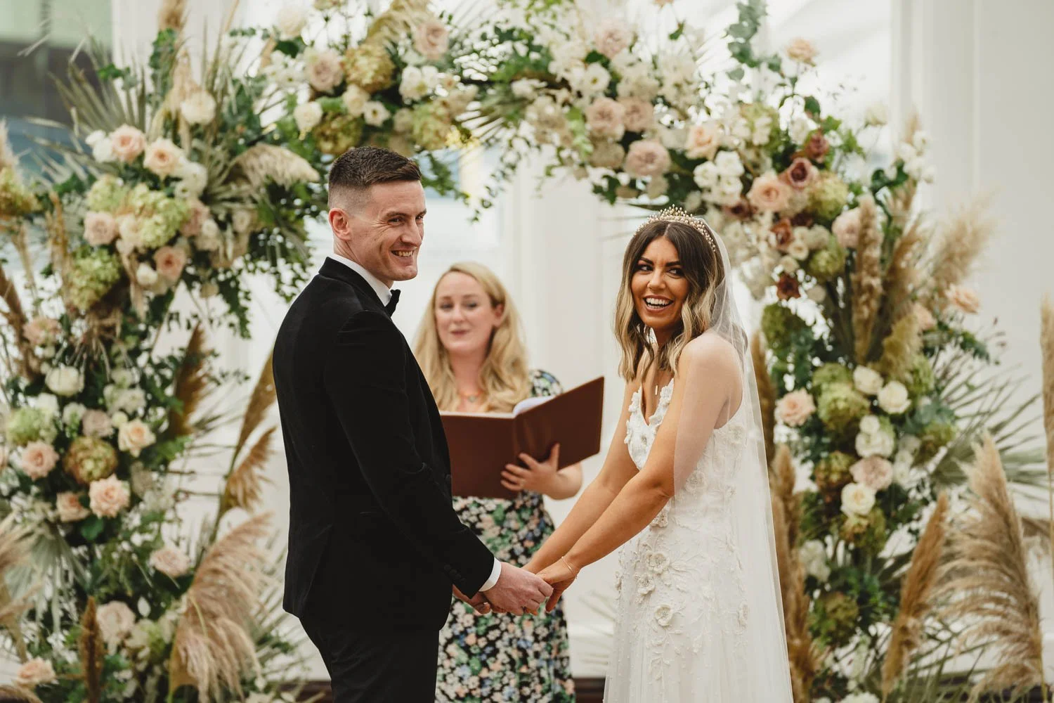  Shannon and Aaron’s beautiful Humanist Wedding in the Drawing Room at Titanic hotel in Belfast.  Their celebrant was the Amazing Laura Fitzsimons from Humanists UK.  