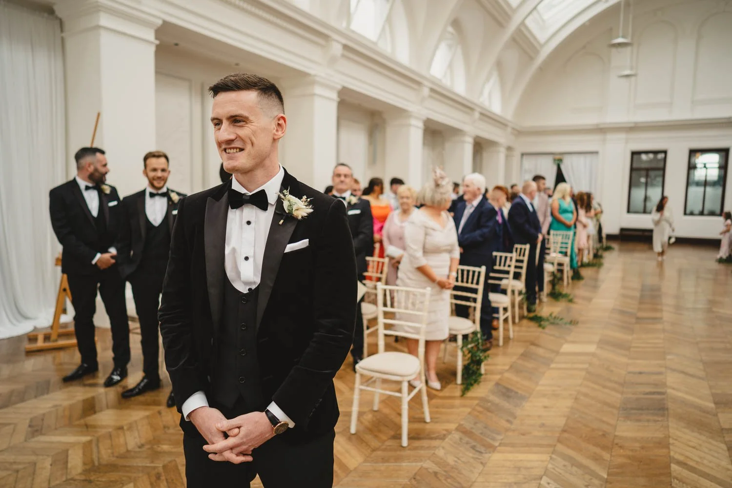  Shannon and Aaron’s beautiful Humanist Wedding in the Drawing Room at Titanic hotel in Belfast.  Their celebrant was the Amazing Laura Fitzsimons from Humanists UK.  