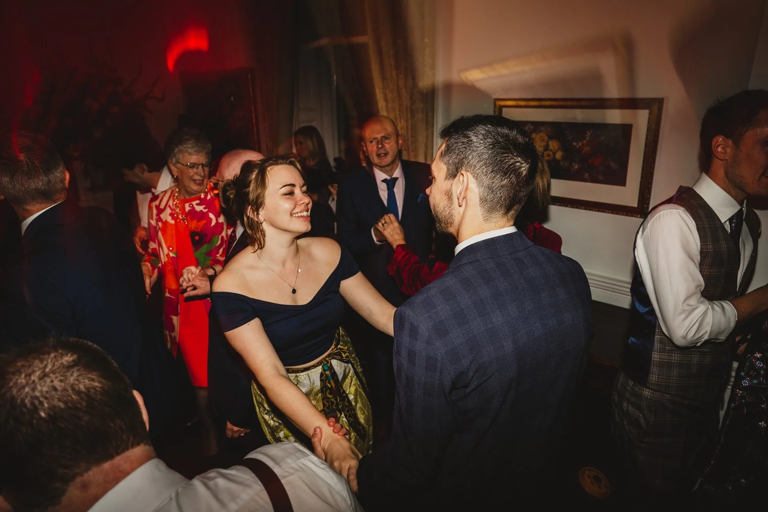  Anna and Josh’s gorgeous Autumn wedding in Omagh Meeting House at Cultra, with photos afterwards in the Ulster Folk and Transport Museum. The reception was in Cultra House with sparklers, sax and shenanigans! 