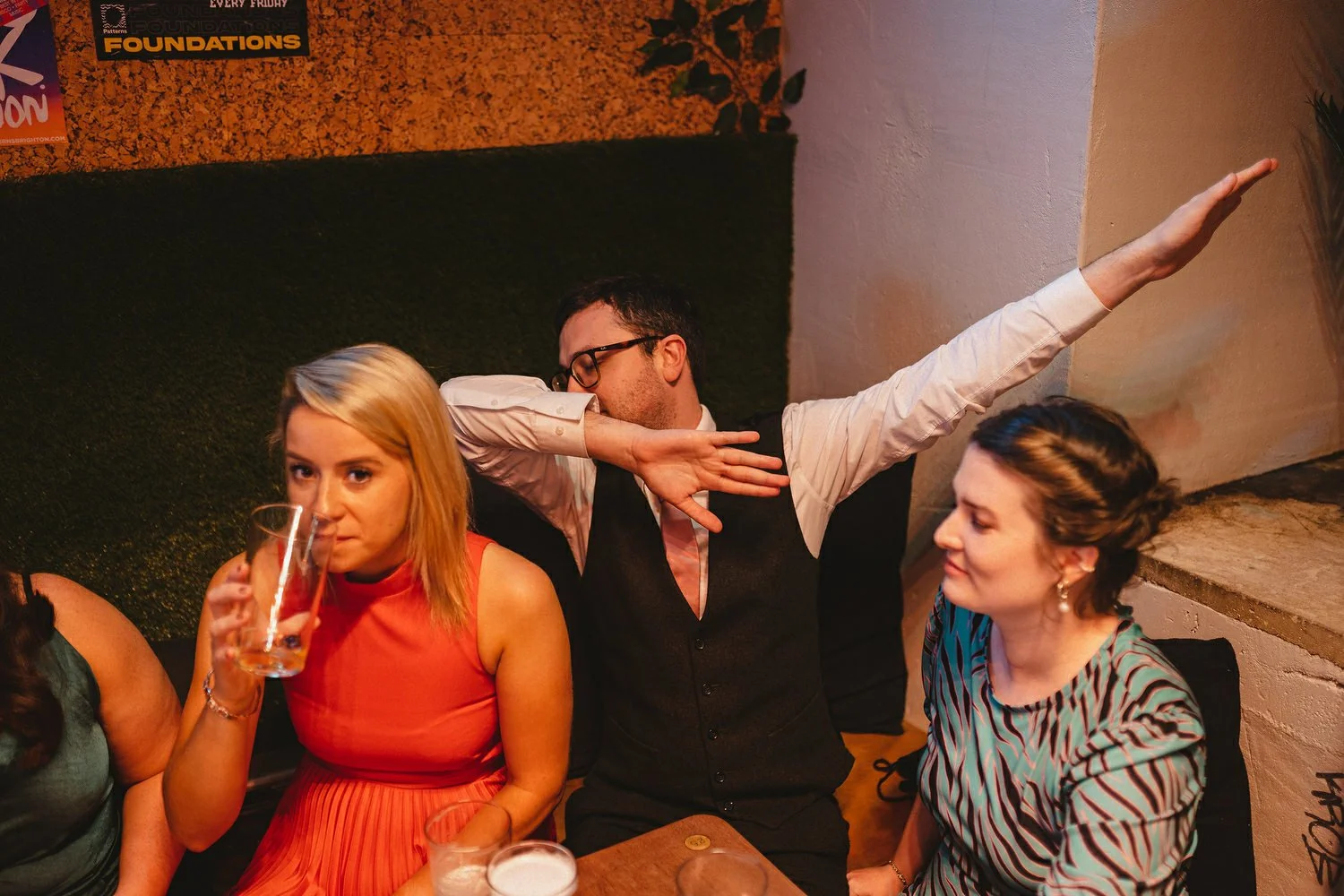  Laura and Alex from Inbetween Days photography got married in Brighton in 2021. They got ready in the Grand Hotel Brighton with a same-sex wedding ceremony in Brighton Town Hall.  A dinner with close friends in Med Brighton was followed by a LOT of 