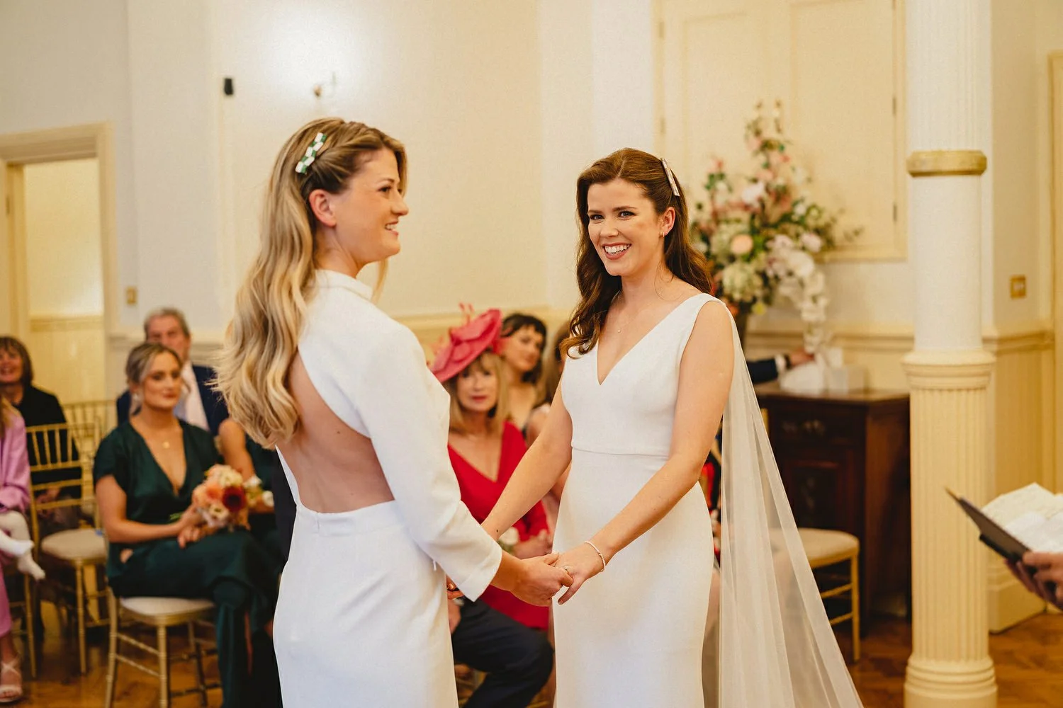  Laura and Alex from Inbetween Days photography got married in Brighton in 2021. They got ready in the Grand Hotel Brighton with a same-sex wedding ceremony in Brighton Town Hall.  A dinner with close friends in Med Brighton was followed by a LOT of 